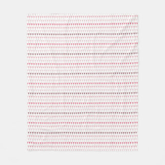 Simple Pink Tulip Pattern Fleece Blanket