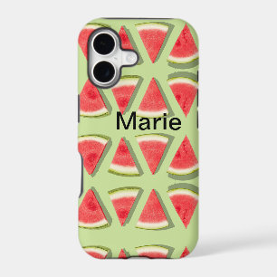Simple pink watermelon add name minimal custom th