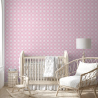 Simple Pink White Checks Pattern