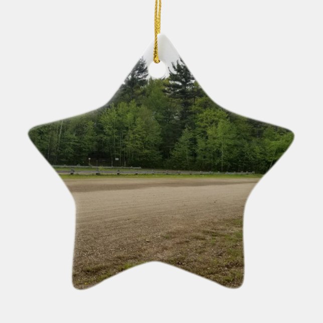 Simple Places Ceramic Ornament (Front)