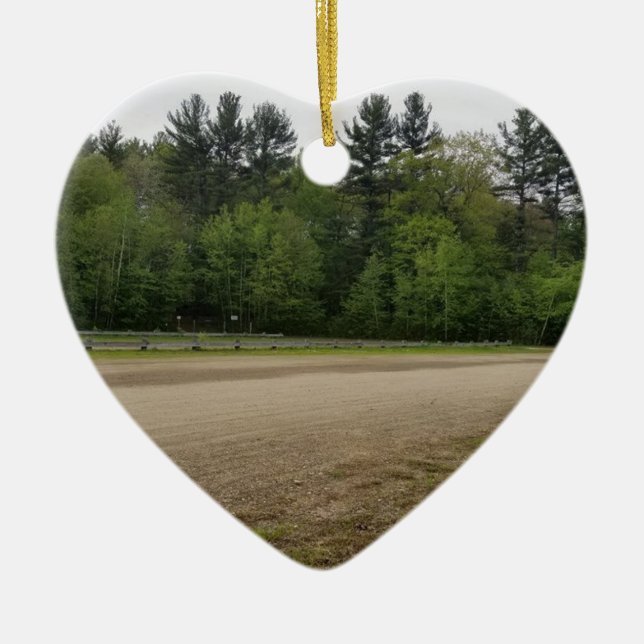 Simple Places Ceramic Ornament (Front)