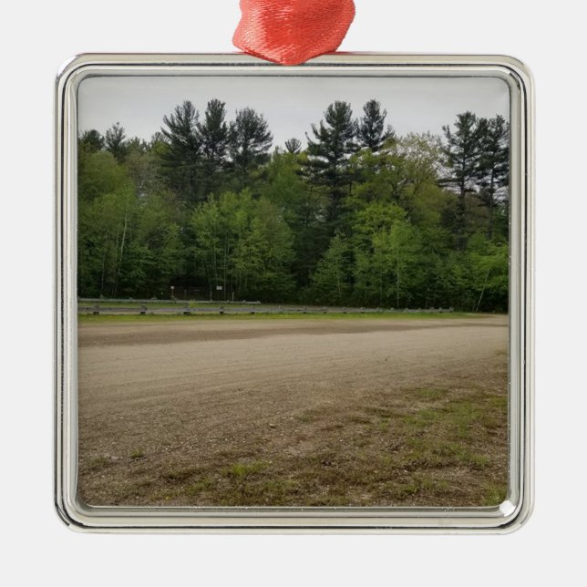 Simple Places Metal Ornament (Front)