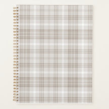 Simple Plaid Notebook