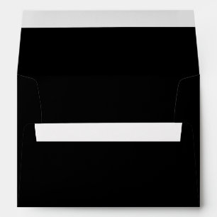 Simple Plain Black Envelope