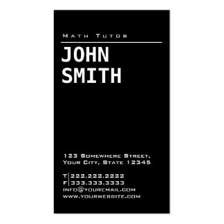 Math Tutor Business Cards and Business Card Templates | Zazzle Canada
