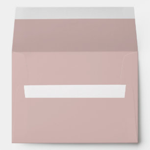Simple Plain Dusty Pink Envelope