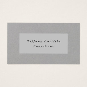 Simple Plain Élégant Minimaliste Moderne Gris