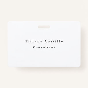 Simple Plain Elegant Modern Badge