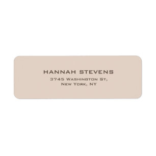 Simple Plain élégant moderne laine Beige