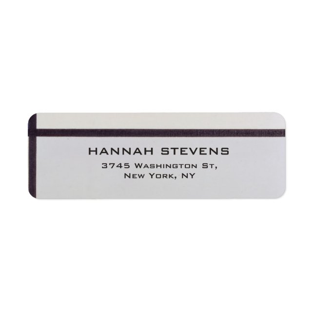 Simple Plain Grey Elegant Modern (Front)