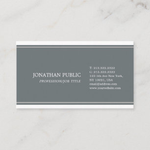 Simple Plain Harmonic Colours Sophisticated Modern Business Card