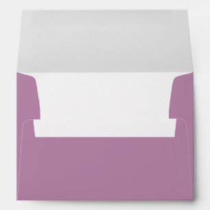 Simple Plain Mauve Purple Envelope