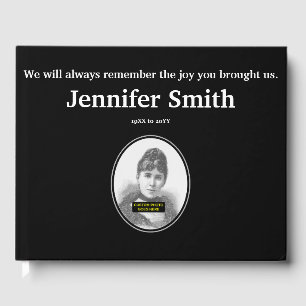 Simple & Plain Memories Guestbook