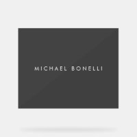 Simple Plain Minimalist Elegant Modern Grey