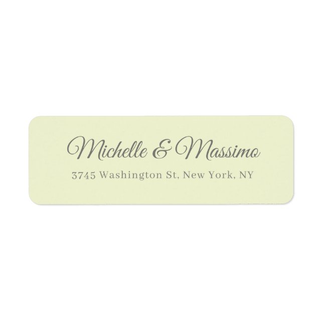 Simple Plain Minimalist Elegant Modern Pastel (Front)