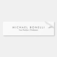 Simple Plain Minimalist Elegant Modern White