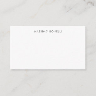 Simple Plain Modern Elegant Enclosure Card