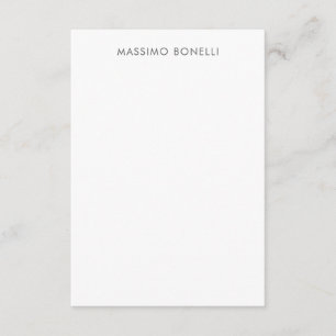 Simple Plain Modern Elegant Enclosure Card