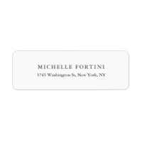 Simple Plain Modern Elegant Minimalist