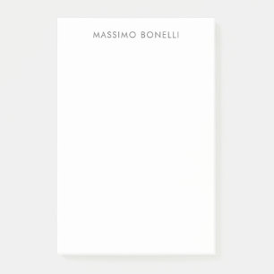 Simple Plain Modern Elegant  Post-it Notes