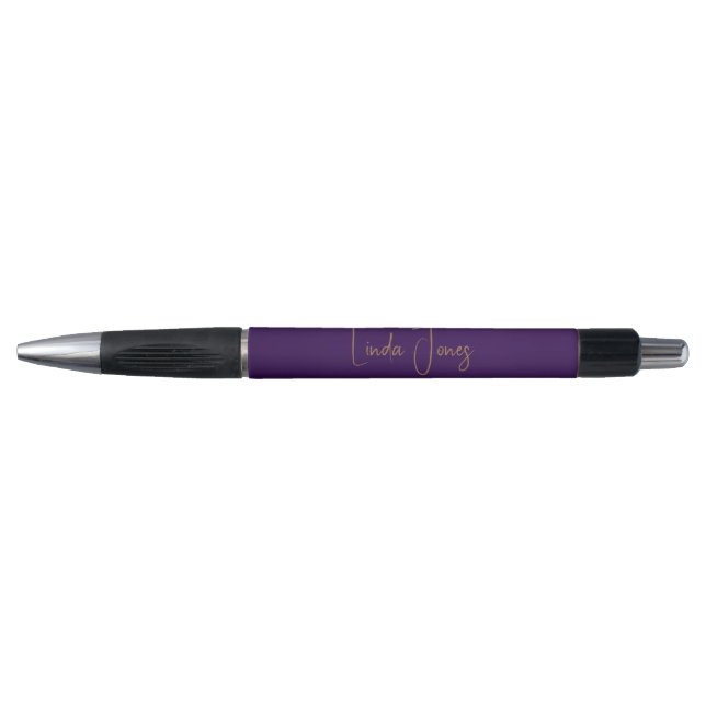 Simple plain purple pen (Front)