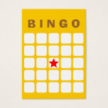 Simple Plain Yellow 5x5 DIY Bingo Card<br><div class="desc">Simple Plain Yellow 5x5 Do-It-Yourself Bingo Card.</div>