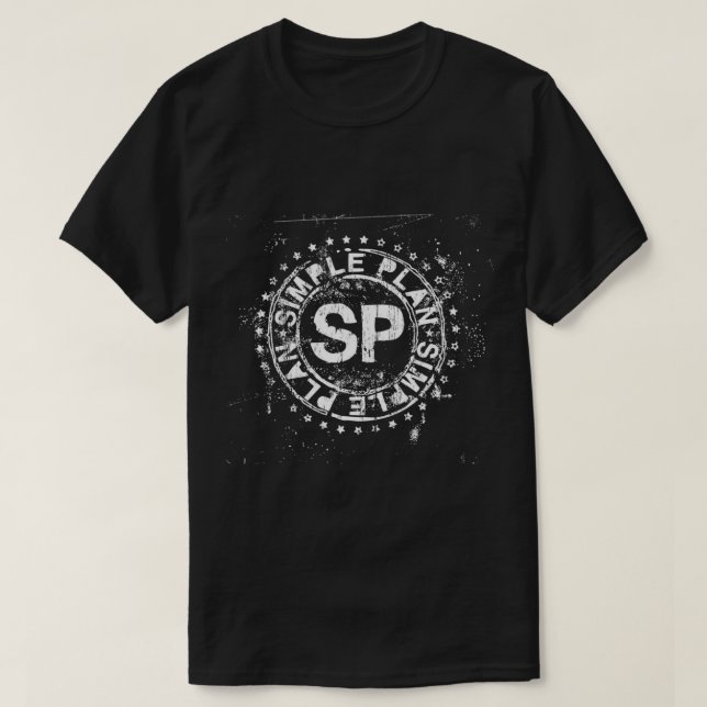 Simple Plan Logo Essential T-Shirt Copy (Design Front)