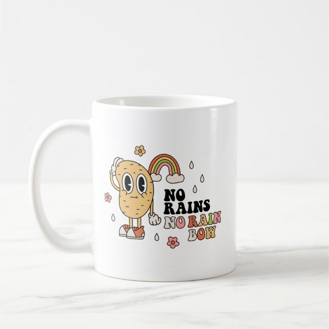 Simple Playful Reminder Adorable Cartoon Colorfull Coffee Mug (Left)
