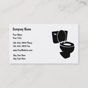 Simple Plumber Business Cards