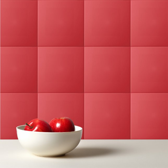 Simple Poppy solid red Tile (Creator Uploaded)