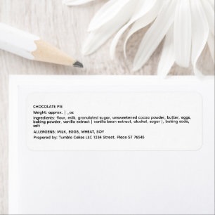 Simple Prepared by Food Labels