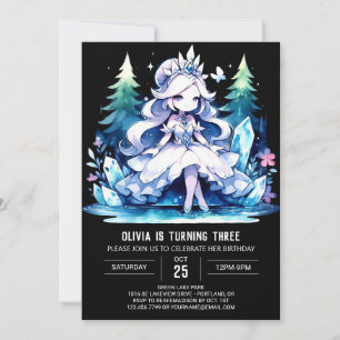 Simple Princess Birthday Invitation