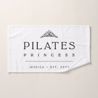 Simple Princesse de Pilates Personnalisée Noir Fém