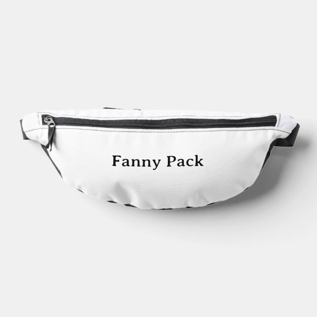 Simple Professional 14.5" x 6" Print Cut Sew Fanny Pack (Lay Down)