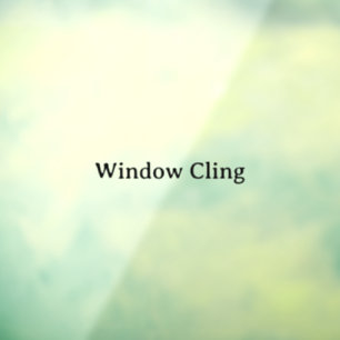 Simple Professional 18" x 24" Custom Cut Window Cling