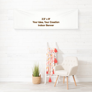 Simple Professional 2.5' x 8' Indoor Banner