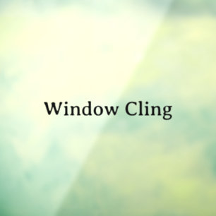 Simple Professional 30" x 20" Custom Cut Window Cling