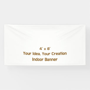 Simple Professional 4' x 8' Indoor Banner