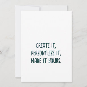 Simple Professional 5" x 7" Invitation