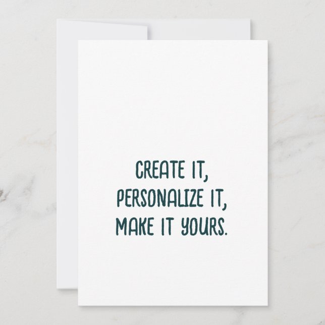 Simple Professional 5" x 7" Invitation (Front)