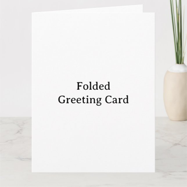 Simple Professional 8.5" x 11" Folded Greeting Card (Front)