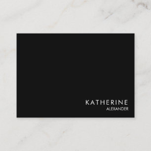 Simple & Professional B/W  Business Card