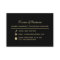 Simple Professional Black Elegant Gold Monogram