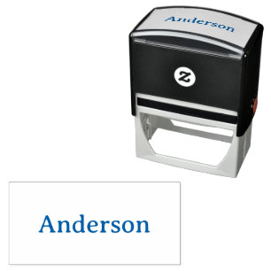 Simple Professional Business 2.9" x 1.4" Self-inking Stamp
