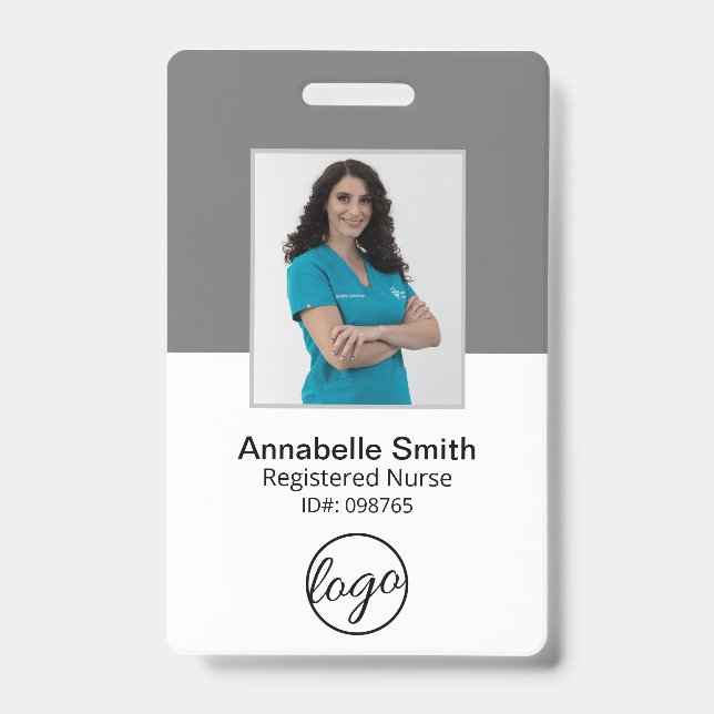 Simple Professional Business Badge (Front)