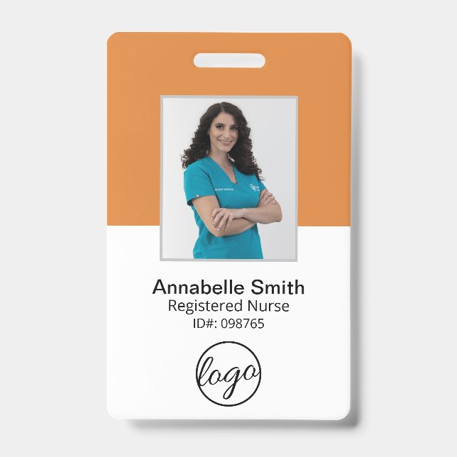 Simple Professional Business Badge (Front)