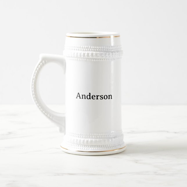 Simple Professional Business Beer Stein (Left)