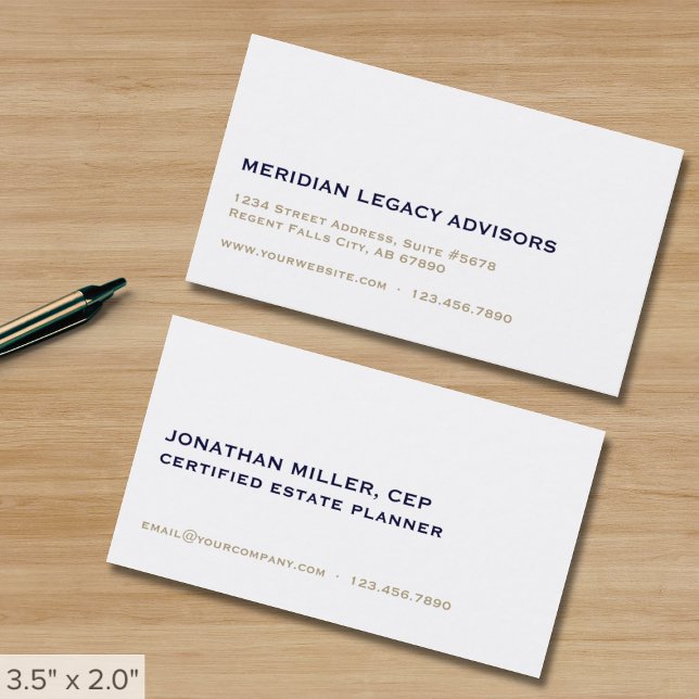 Simple Professional Business Card (Creator Uploaded)