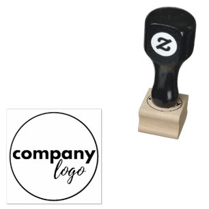 SIMPLE PROFESSIONAL BUSINESS LOGO COMPANY BRANDED RUBBER STAMP