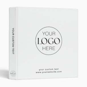 Simple Professional Business Logo Minimalist Clean Binder